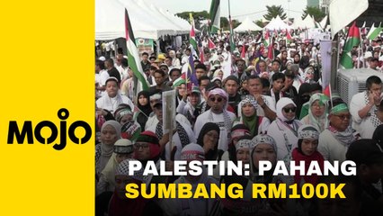 Palestin: Pahang sumbang RM100 ribu