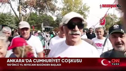 100. yıl coşkusu erken başladı! 7'den 70'e binlerce vatandaş Anıtkabir'de