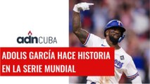 Adolis hace historia en la Serie Mundial