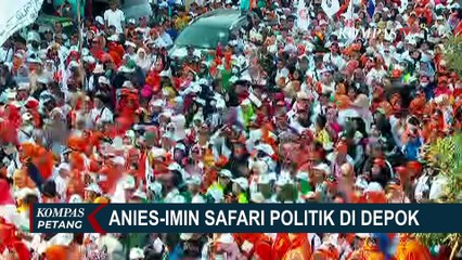 Safari Politik di Depok, Anies-Cak Imin Kompak Ikut Jalan Sehat Bersama Warga
