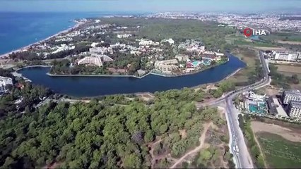 Manavgat sahilleri martı ve diğer deniz kuşlarıyla dolup taşmaya başladı