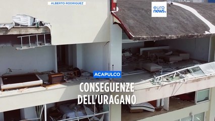 Messico, la devastazione ad Acapulco dopo il passaggio dell'uragano Otis
