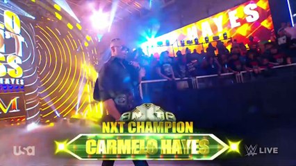 Carmelo Hayes Entrance: WWE NXT, Sept. 26, 2023