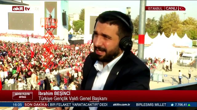 Türkiye Gençlik Vakfı (TÜGVA) Başkanı İbrahim Beşinci Filistin'deki insanlık dramını anlattı