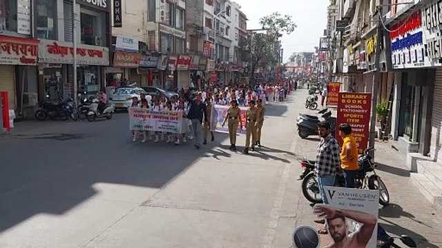राजस्थान पत्रिका, जिला प्रशासन और नर्सिंग कॉलेज एसोसिएशन की ओर से निकाली वॉकथॉन