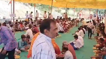 बड़वानी: शरद पूर्णिमा के अवसर पर हुआ भंडारा,उमड़ा श्रदालुओं का सैलाब