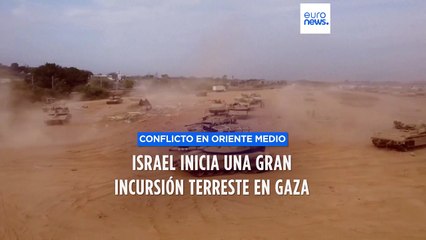 Israel inicia una incursión terrestre en Gaza tras bombardear con fuerza el territorio