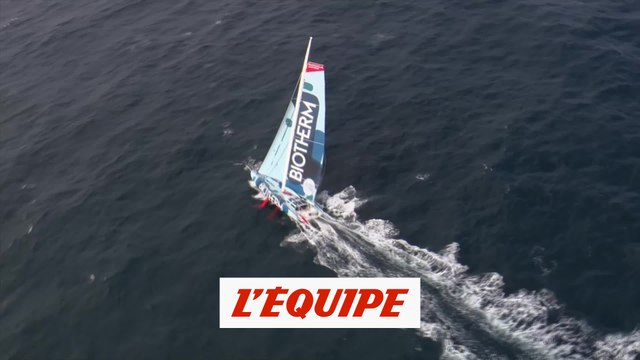 Embarquez à bord de Biotherm avec Meilhat et sa co-skipper Lobato - Voile - Transat Jacques-Vabre