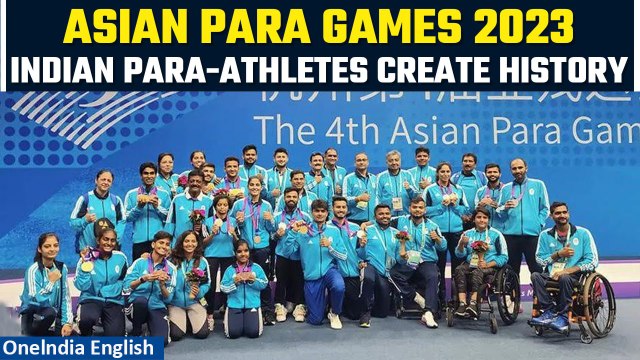 India creates history in Asian Para Games 2023, end campaign with record-medal haul | Oneindia