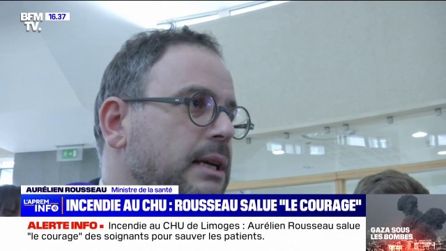 Deux morts au CHU de Limoges après un incendie: C'est un drame pour Aurélien Rousseau, ministre de la Santé