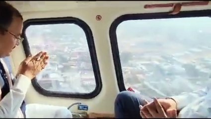 आसमान से कैसा दिखता है रामलला का दरबार, आप भी देखें वीडियो