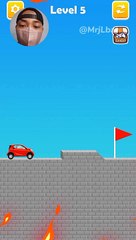 Gameplay Draw Bridge Puzzle Level 4 5 6 7 8 9 10 #shorts