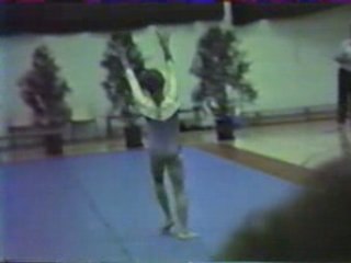 Sandra gym au sol en 1992