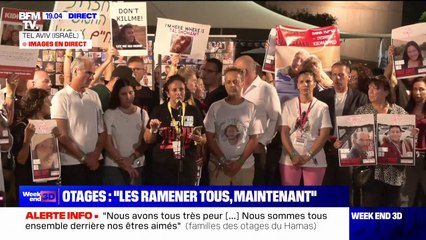 Israël: les familles des otages s'expriment après leur rencontre avec Benjamin Netanyahu