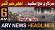 ARY News 6 AM Headlines 29th October 2023 | Hajj Scheme - Good News | Prime Time Headlines