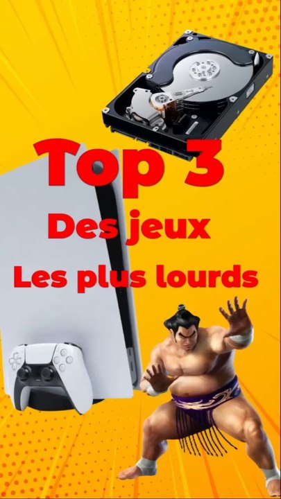 Top 3 des jeux qui prennent le plus d’espace