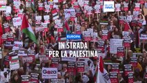 Manifestazioni pro-Palestina in tutta Europa. Raduno a Parigi nonostante il divieto