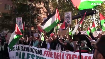 Tải video: MO, Cori contro Israele al corteo pro Palestina, 'e' criminale'