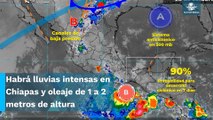 “Pilar” aumenta amenaza como ciclón tropical en el sur; provocará lluvias intensas en Chiapas