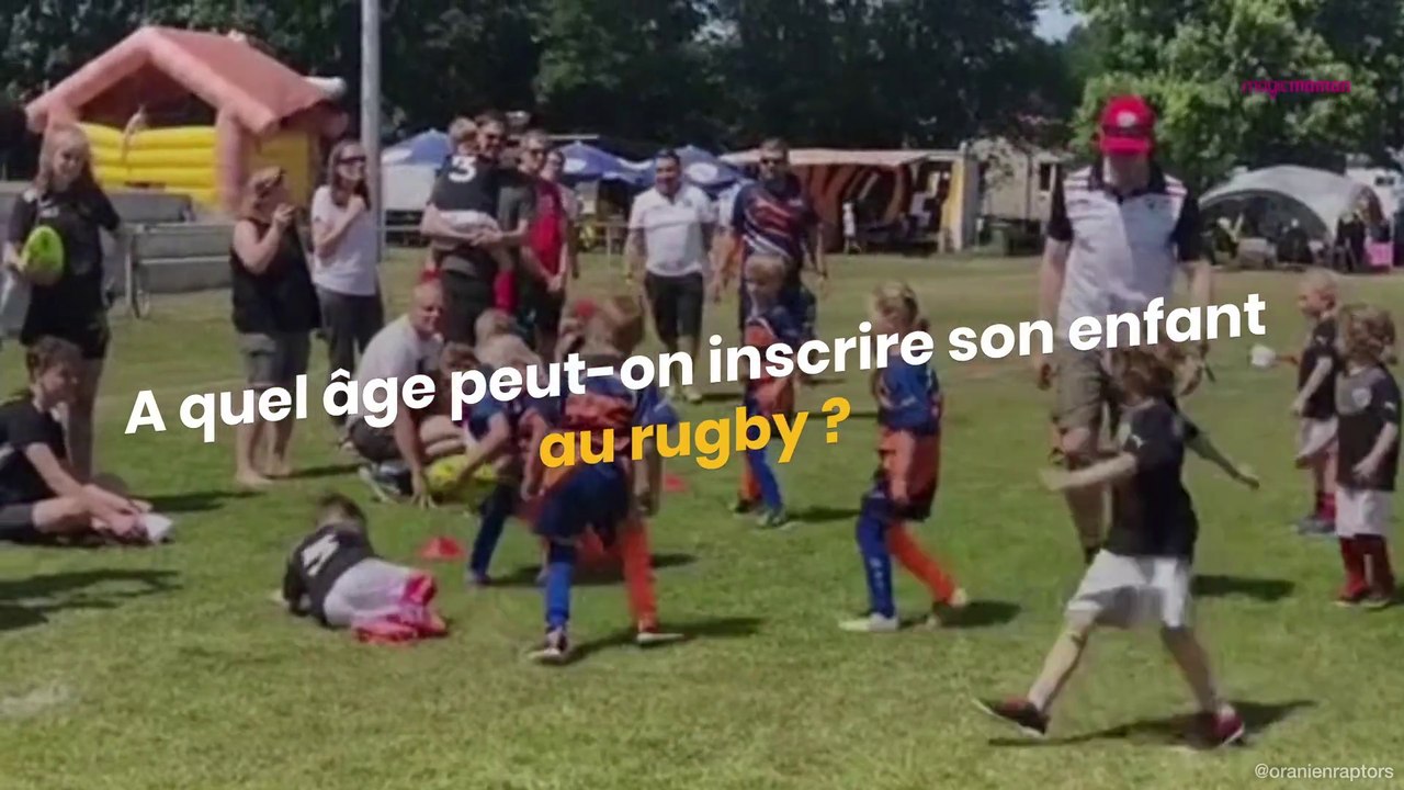 À quel âge peut on inscrire son enfant au rugby Vidéo Dailymotion