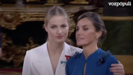 ¿Qué le pasaba a la reina Letizia? El gesto cómplice de Leonor con su madre