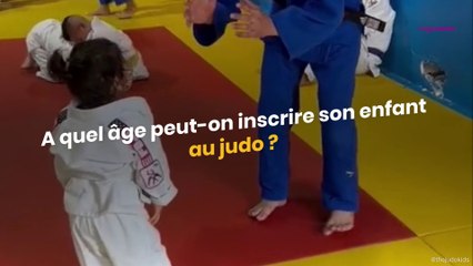 À quel âge peut on inscrire son enfant au judo