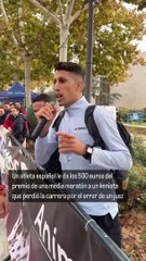 Atleta español da un ejemplo de deportividad al darle los 500 euros del premio de una media maratón a un keniata que perdió la carrera por un error