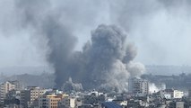 Bombardeo en un campo de refugiados en Gaza