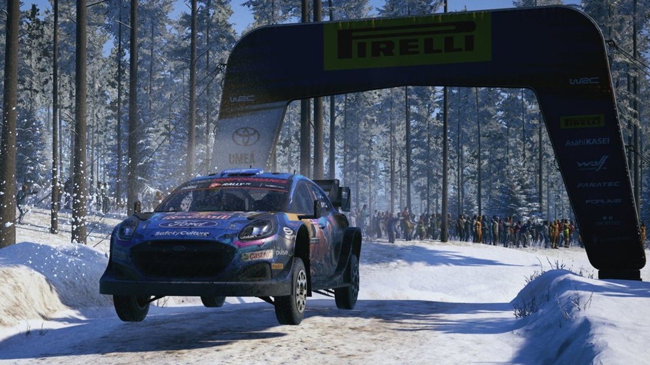 Ea sports wrc: wir brettern durchs verschneite schweden