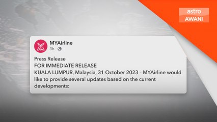 MyAirline sedang berunding dengan dua pelabur berpotensi