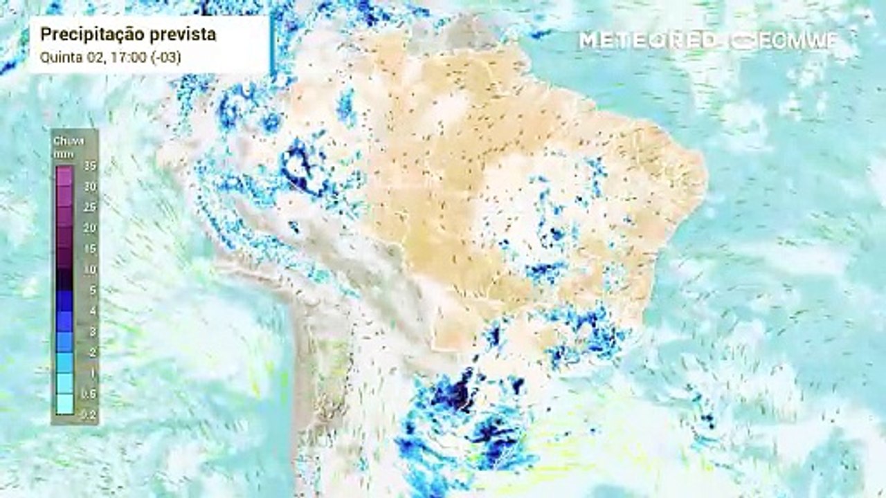 Sul em alerta: Formação de ciclone traz risco de tempestades severas durante o Feriado de Finados