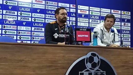 Bordalás comienza dando su "más sentido pésame" al Tardienta por el fallecimiento de Jorge Oliva