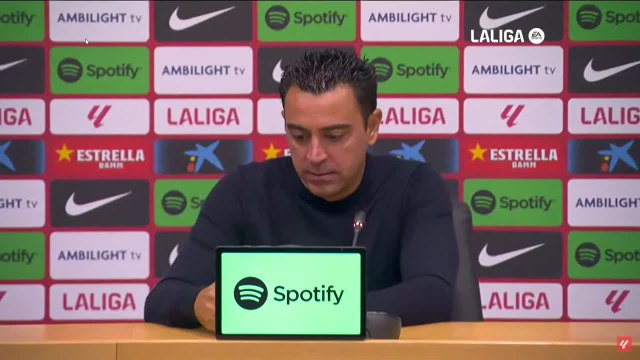 Rueda de prensa Xavi: FC Barcelona vs Real Madrid