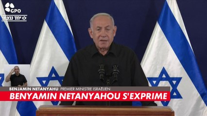 Benjamin Netanyahou : «C'est la deuxième étape de la guerre dont les buts sont clairs : l'anéantissement des capacités militaires du Hamas et le retour des personnes enlevées en Israël»