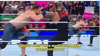 John Cena Mentioned AEW Commentator At WWE SmackDown Tapings