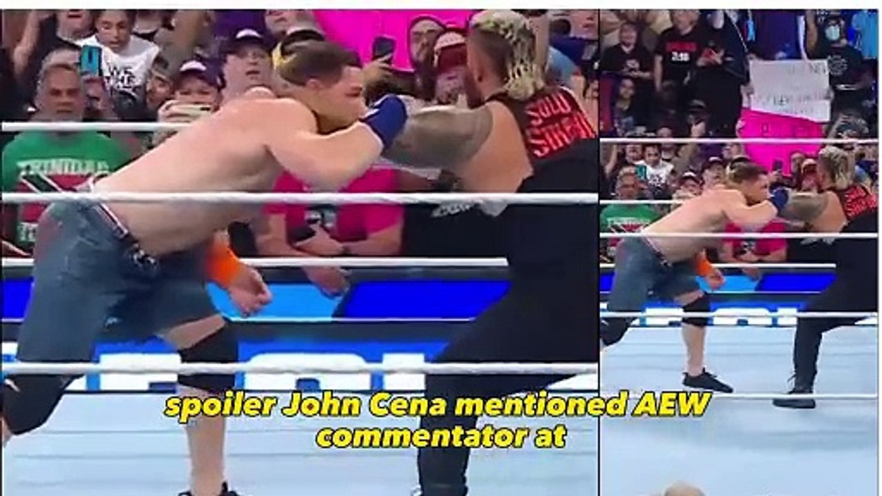 John Cena Mentioned AEW Commentator At WWE SmackDown Tapings
