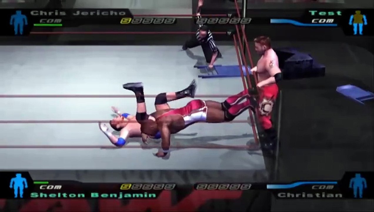 Chris Jericho, Shelton Benjamin vs Test, Christian