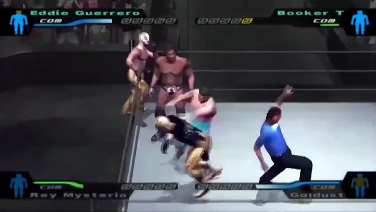 Eddie, Rey Mysterio vs Booke T, Goldust
