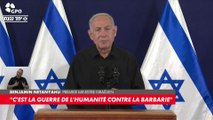 Benjamin Netanyahou : «La guerre dans la bande de Gaza sera difficile et longue. C'est notre deuxième guerre de libération»