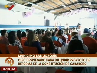 Carabobo | 1ra Consulta en San Joaquín del proyecto reforma general de la constitución del estado
