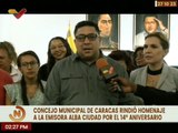 Caracas | Concejo Municipal realizó acto de reconocimiento por el 14 años de la emisora Alba Ciudad