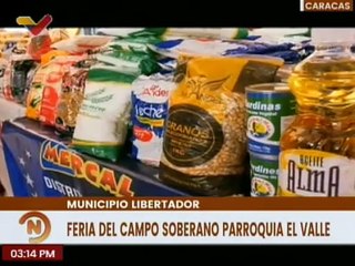 Caracas | Gobierno Nacional realiza Feria del Campo Soberano en la parroquia El Valle