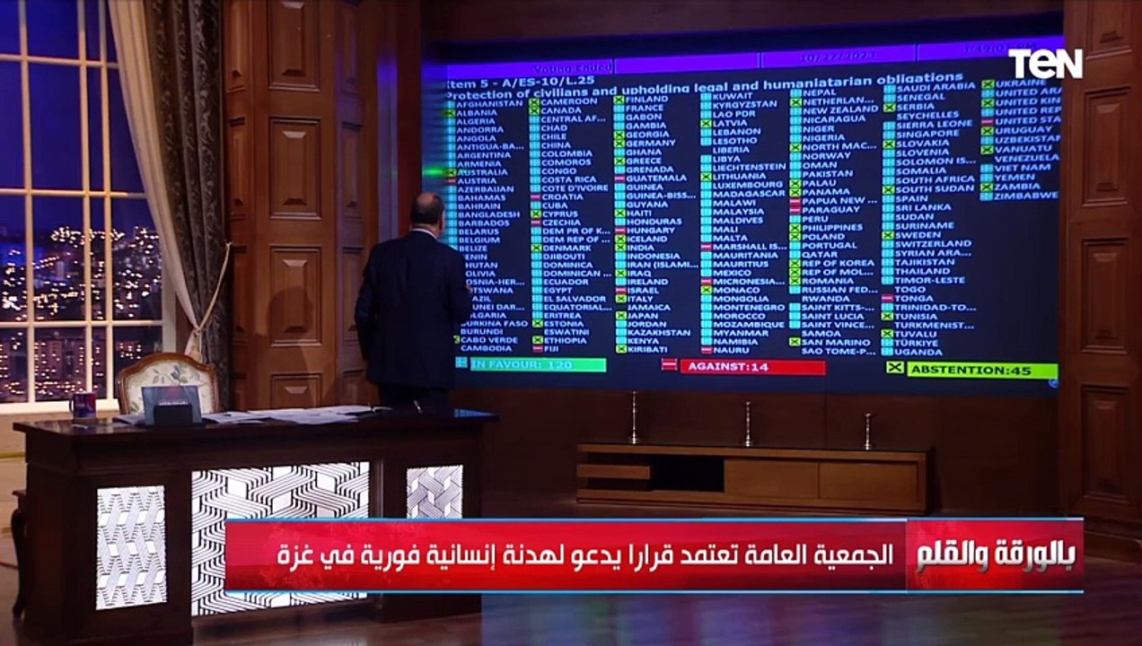 بالأسماء..الديهي يفضـ ـح الدول التي رفضت الهدنة الإنسانية في غـ ـزة ويوجهم لهم رسالة جريئة