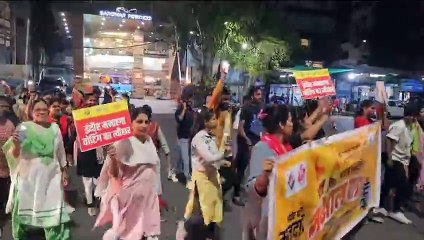 Video: मतदाताओं को जागरूक करने निकाली मशाल रैली