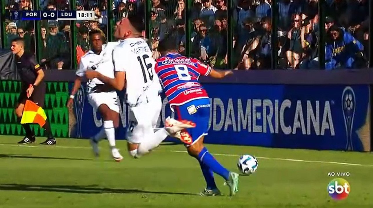 Copa Sul-Americana 2023 Fortaleza x LDU (Final) com Cléber Machado (SBT) 1º tempo