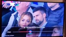 Djokovic en compagnie d'une inconnue à la finale de la coupe du monde de rugby 2023