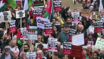 Manifestaciones en Europa por un alto el fuego en Gaza