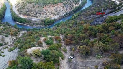 Un véhicule utilitaire léger est tombé dans la falaise à Tunceli : 2 blessés