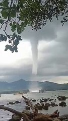 Tornado  or 'Buhawi' captured recently in the Philippines