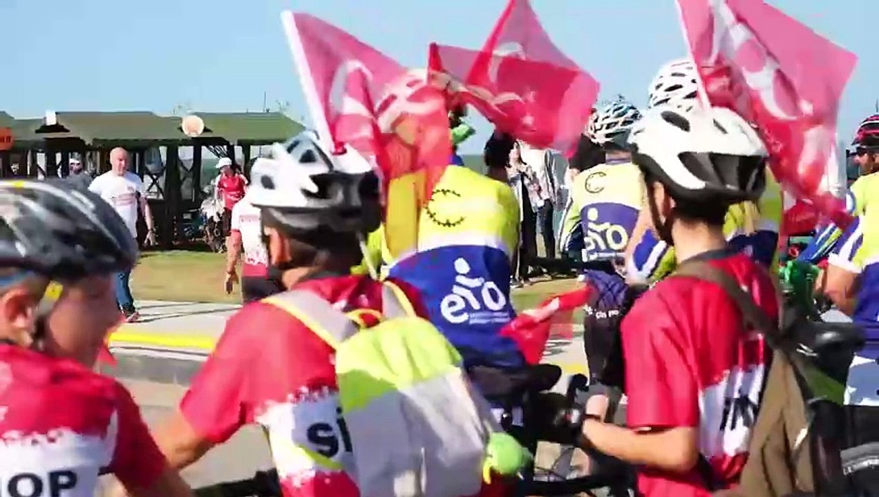 Sinoplular doğa harikası Akliman'da pedalladı